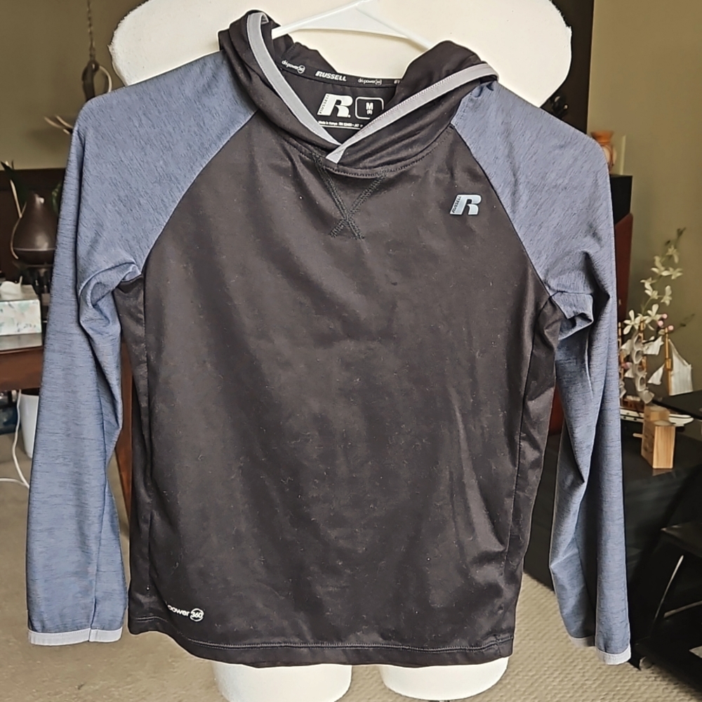 Russell Dri-power Hooded Shirt (boys M-8) - Picture 2 of 5